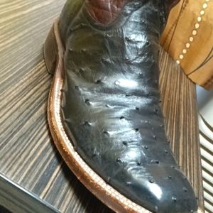 Handmade Rios Ostrich Skin boots